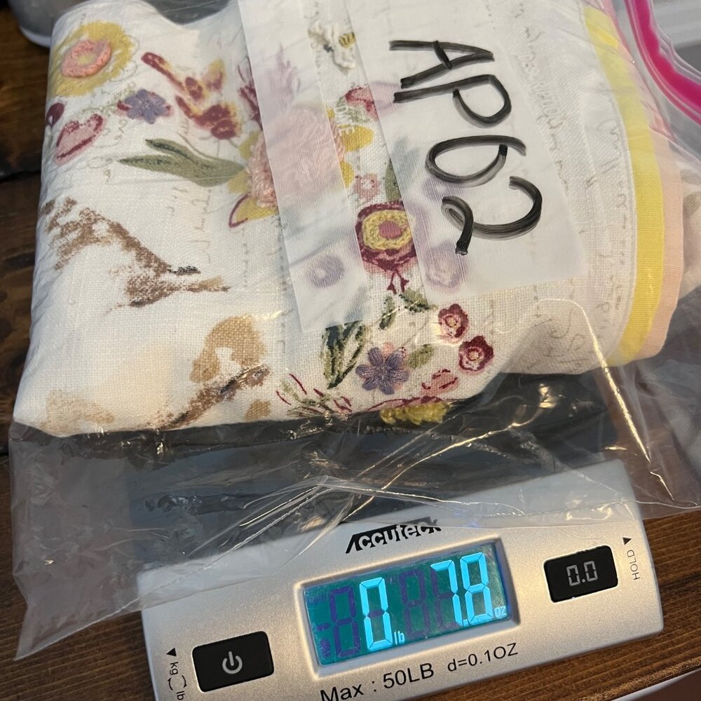 Pier 1 Imports Floral Embellished Easter Bunny Rabbit Table Runner 70"x12” - Picture 11 of 11